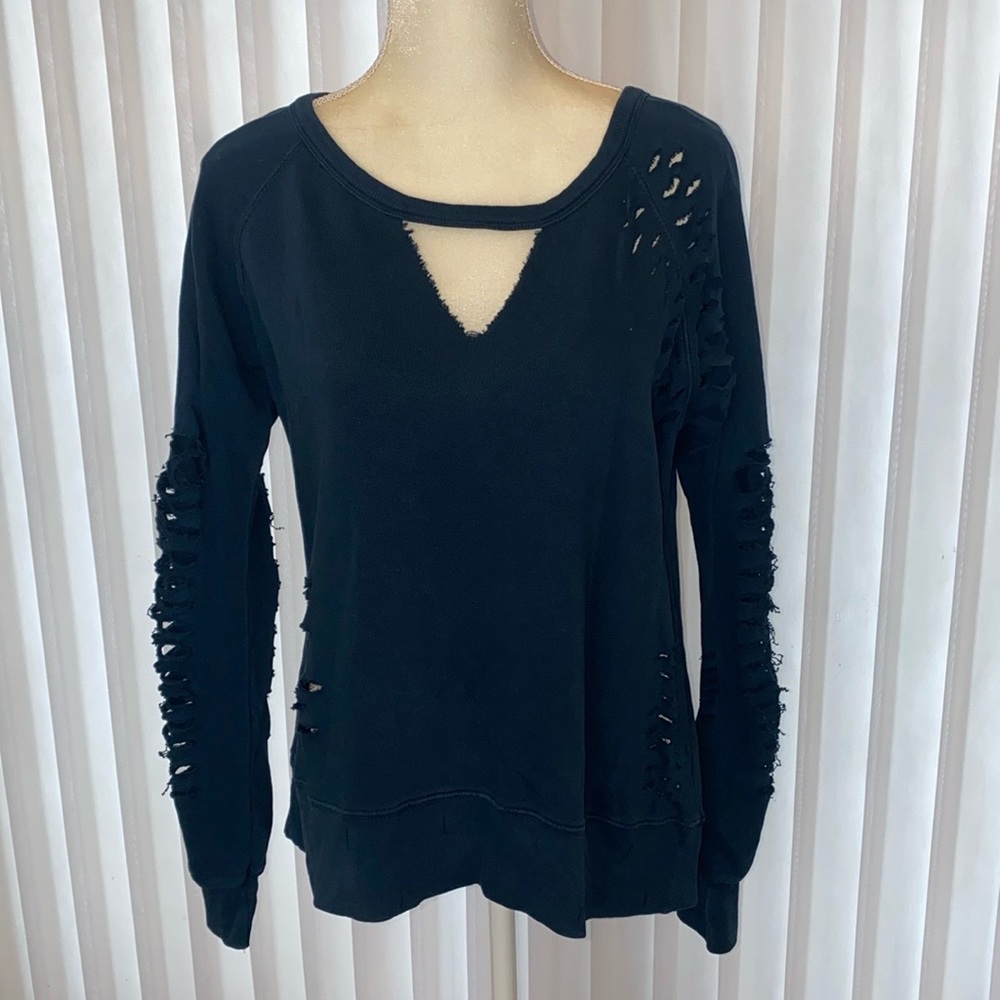 NWOT Vintage Havana Distressed Sweatshirt